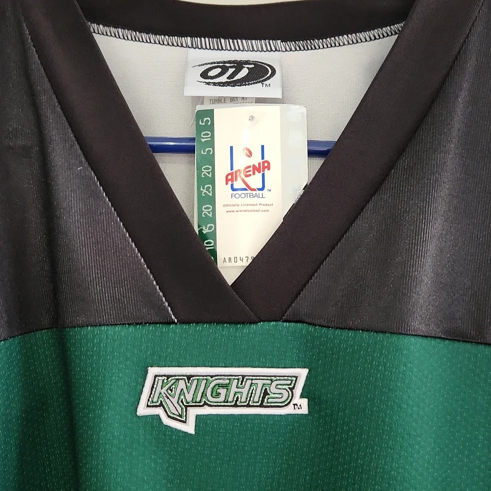 New Vintage Arena Football League Knights #02 Jersey sz Medium NWT Y2K 2002 - Picture 3 of 4